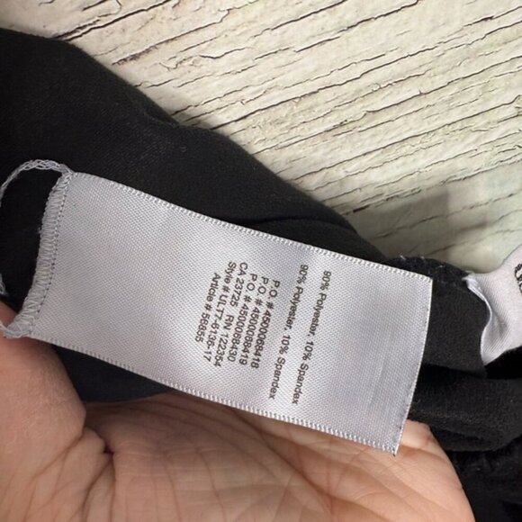 Aritzia Wilfred Free Daria Vegan Suede Black Leggings Women’s medium - Picture 8 of 8